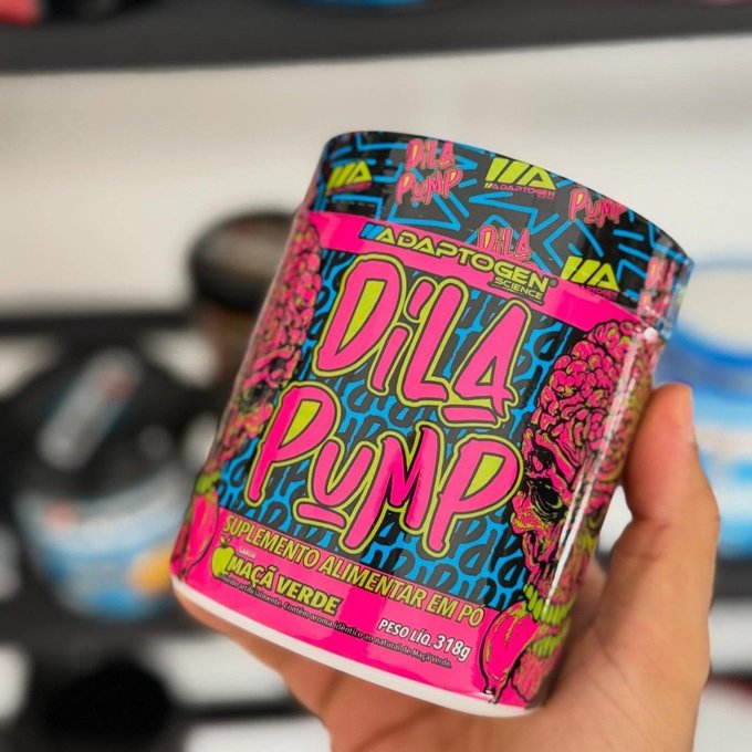 Pré-treino Dila Pump Adaptogen 318g + Frete Grátis