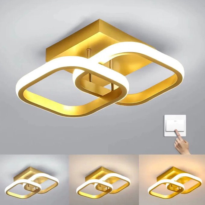 Luminária De Led Sobrepor Moderna Elegante