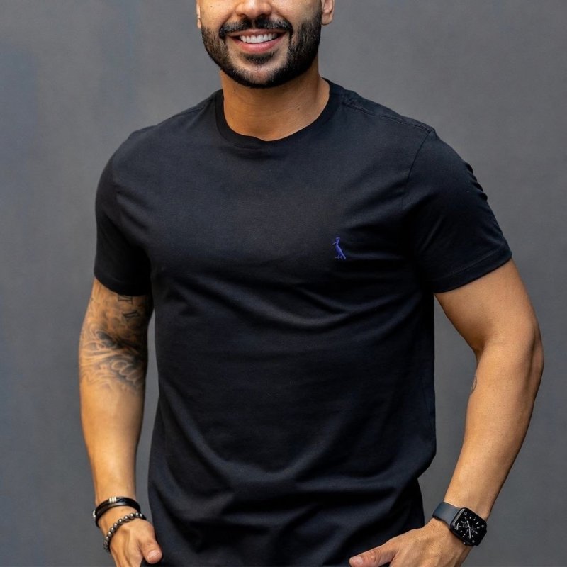 Camiseta Casual Masculina Básica Gola Careca Reserva (P ao GG)