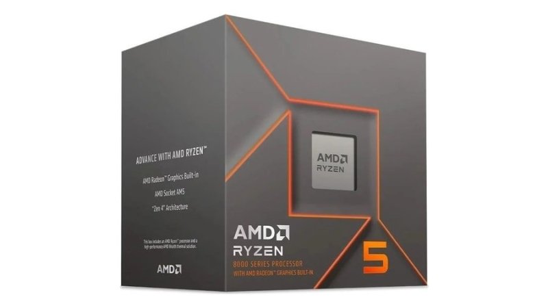 Processador AMD Ryzen 5 8500g, 6/12, (5.0GHz Turbo)AM5 Box Lacrado