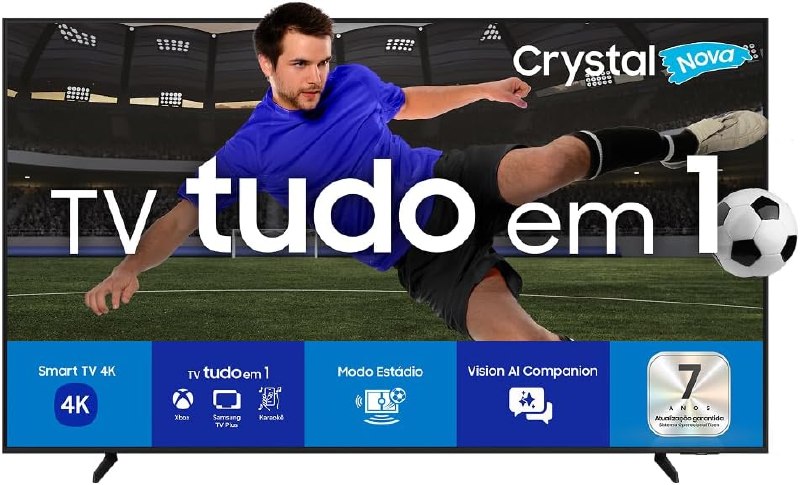 Smart TV 85" Crystal UHD 4K Samsung 85U8600F (60Hz) + Frete Grátis