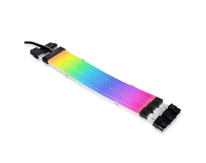 Cabo Extensor Strimer Plus V2 Triple RGB 8 Pinos da Lian Li