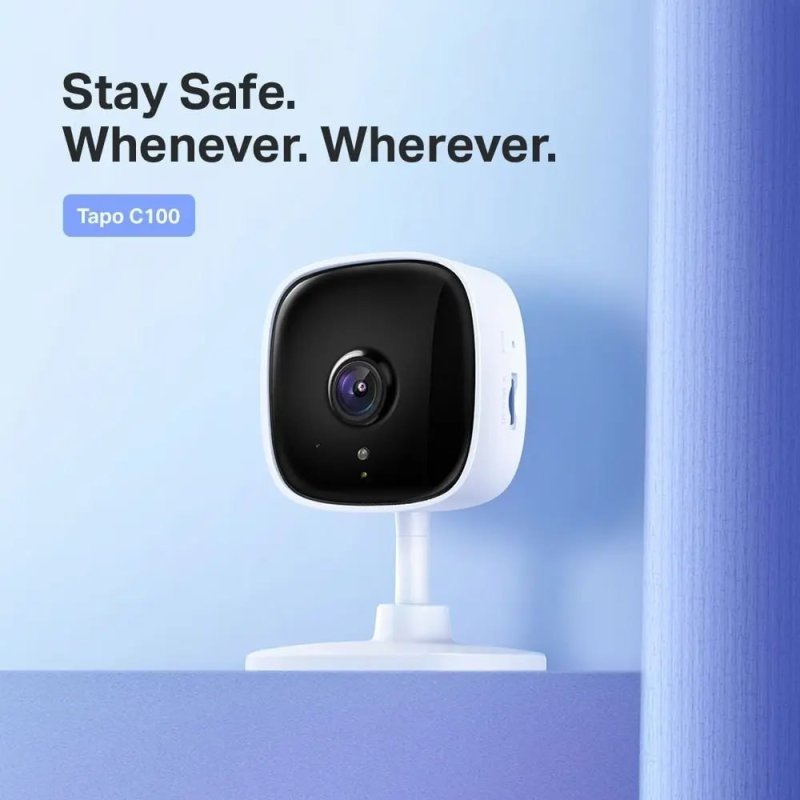 TP-Link Tapo C100 - Câmera WiFi 1080P Full HD - Segurança