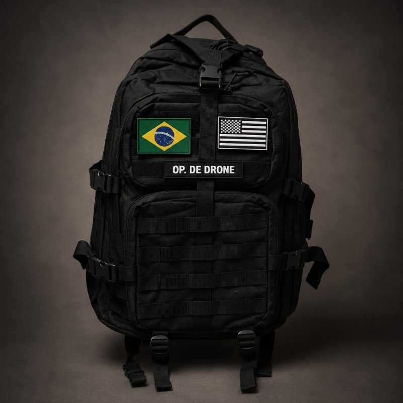 Mochila Tática Grande Resistente 50L Para Viagem Aventura