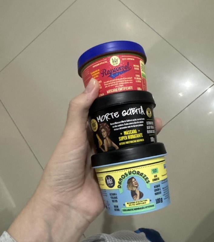 Kit Máscara Capilar Lola Star - Morte Súbita + Danos Vorazes + Rapunzel + Frete Grátis