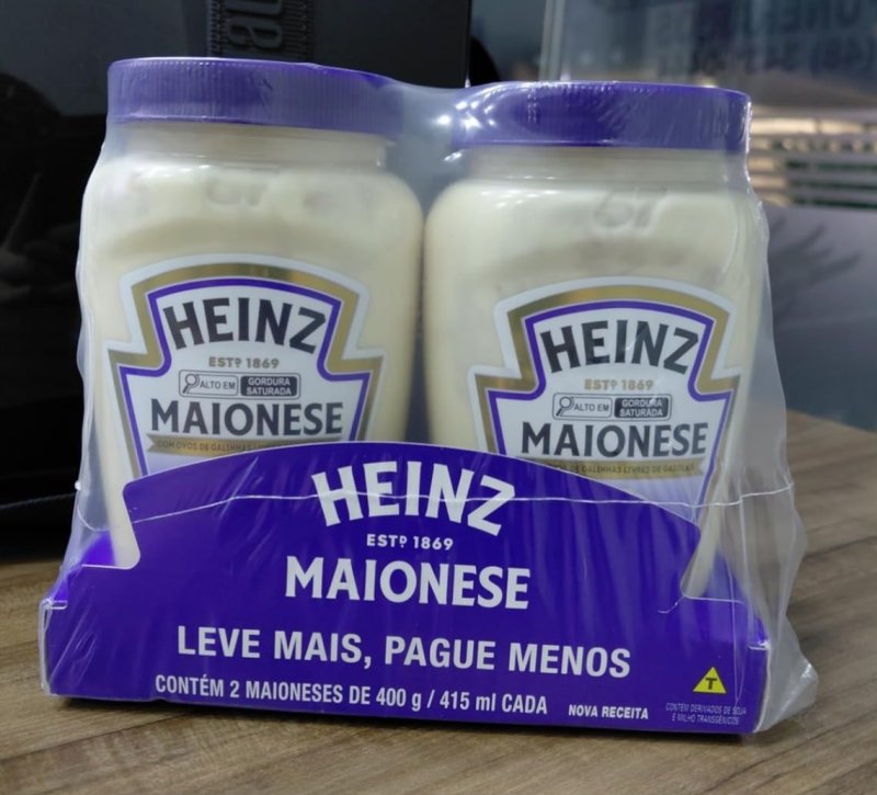 Heinz Pack Maionese Tradicional, 400G - 2 unidades