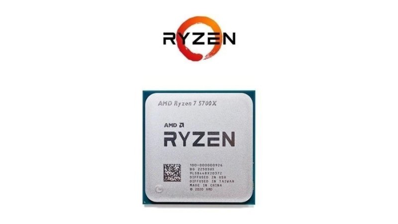 Processador Ryzen 7 5700x 3.4ghz (4.6ghz Max) - Novo S/Box