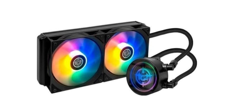 Water Cooler TGT Spartel V2, Rainbow, 240mm, Preto, TGT-SPLV240-BK01