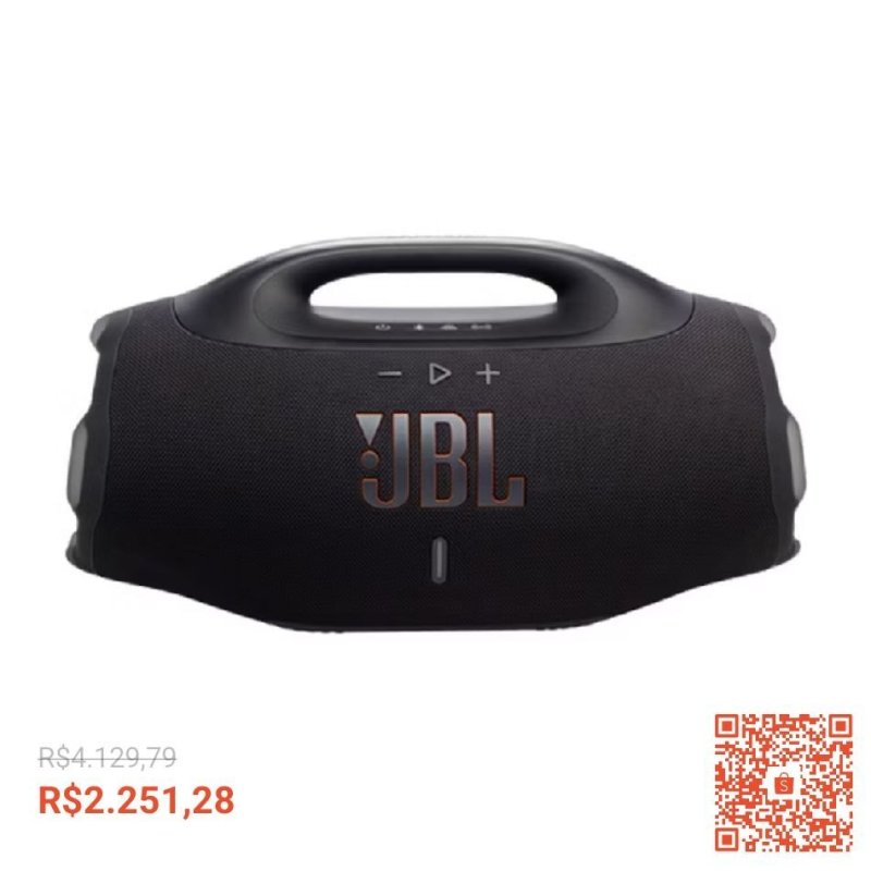 Caixa de Som Jbl Boombox 4 Bluetooth 34h Ip68 210rms Preta
