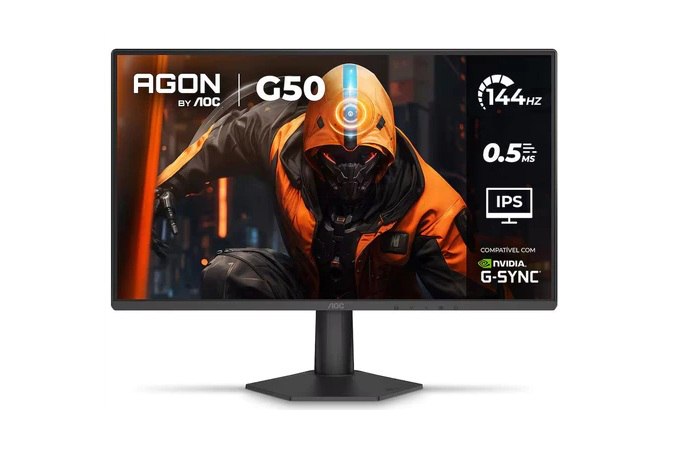 Monitor Gamer 27 AGON 27G50F 144Hz G-Sync 0,5ms HDR10 AOC
