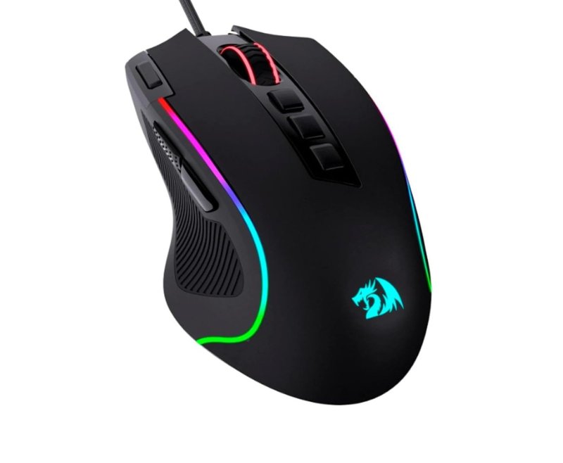 Mouse Gamer Redragon Predator RGB M612-RGB, Preto