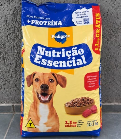 PEDIGREE Ração Nutrição Essencial Carne Para Cães Adultos 10.1kg