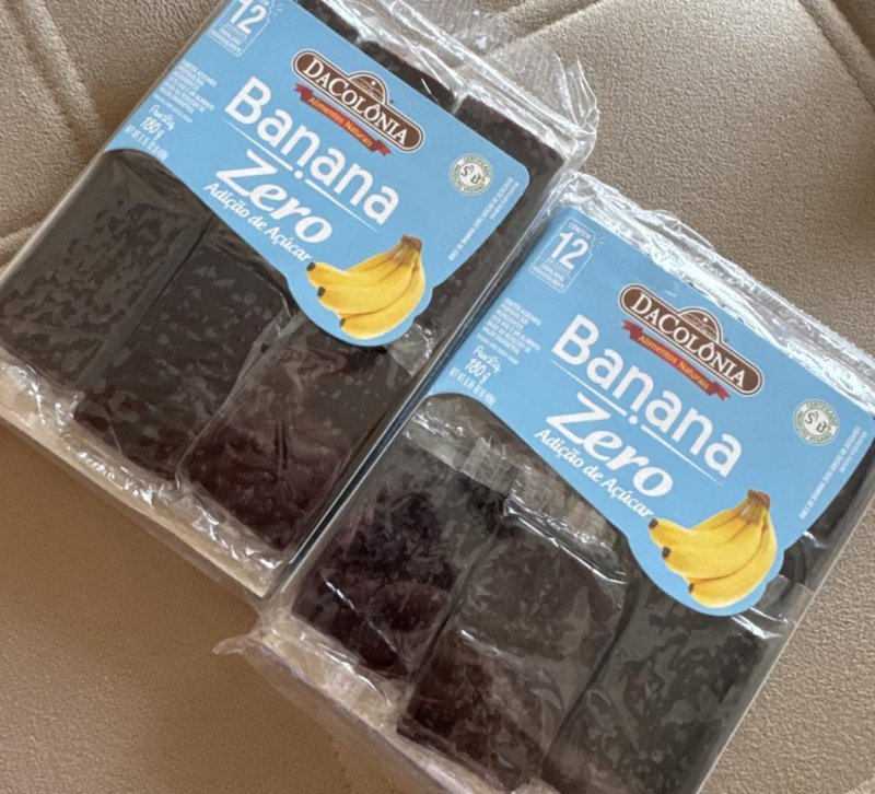 DaColônia Banana Zero Cartela 180G Dacolonia