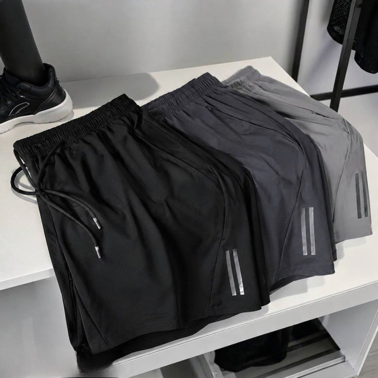 Kit com 3 Bermudas Dry Fit