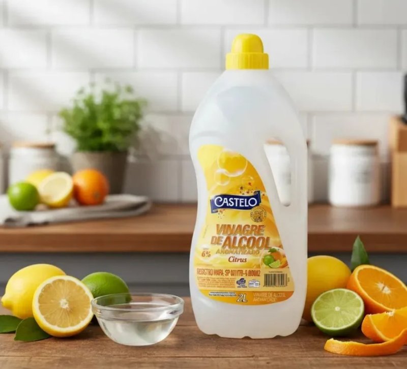 Vinagre de Álcool Aromatizado Citrus 6% Castelo 2l