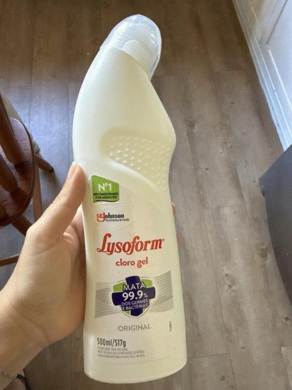 Lysoform Original, Desinfetante Cloro Gel, Limpeza Pesada e Eficiente, 500ml