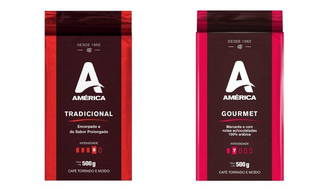 América Café Torrado E Moído Vácuo 500g