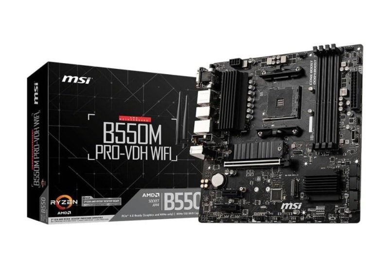 Placa-Mãe MSI B550M PRO-VDH WIFI