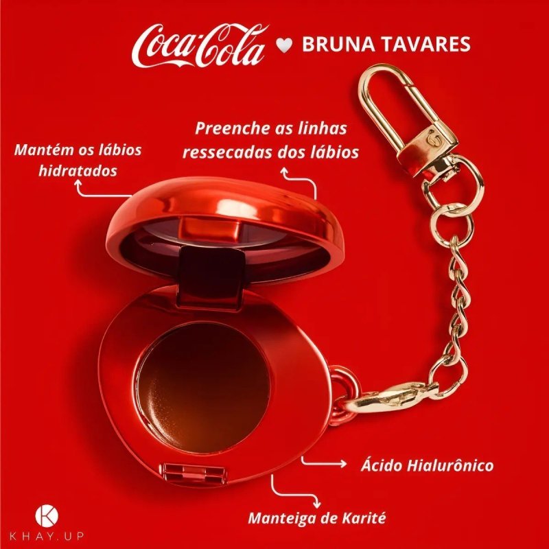 Balm Labial Bruna Tavares Bt Coca Cola Pop Charm Coca Cola