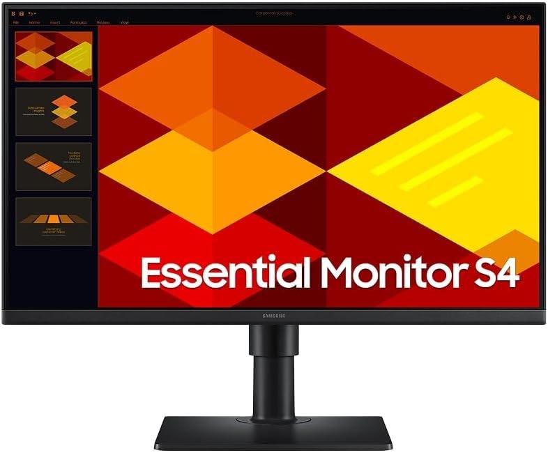 Monitor Samsung S4 24" FHD 100Hz com Ajuste de Altura