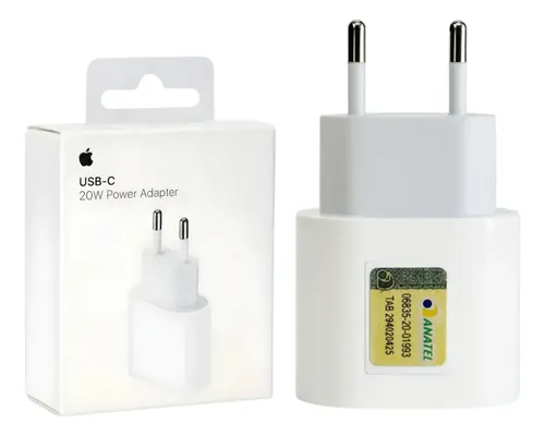 Carregador Fonte Iphone Original 20w Apple Tipo C Turbo