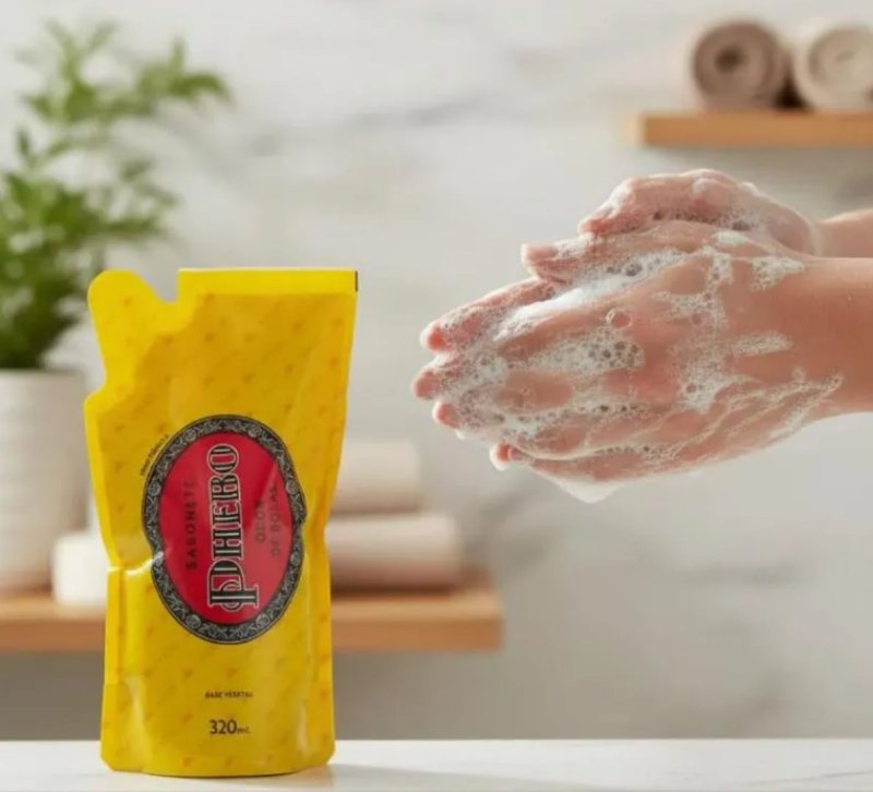 PHEBO Refil Sabonete Líquido Tradicional Odor De Rosas 320Ml Phebo