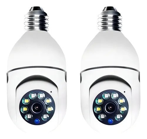 Kit com 2 Câmeras de Segurança Ip Wifi 360° Inteligente Full Hd