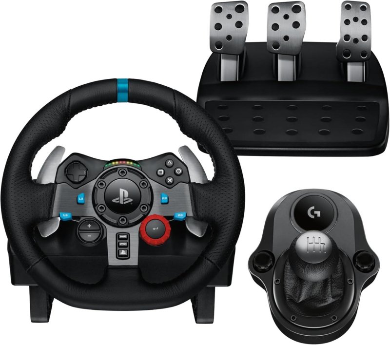 Combo Logitech G29 SE com Volante, Pedais e Câmbio