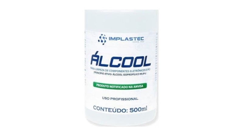Álcool Isopropílico Limpeza de Placas e Circuitos Eletrônicos Pci 99,5% Pureza