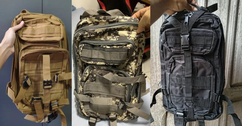 Mochila Tática Militar Reforçada Viagem 30L Airsoft PUBG Preto