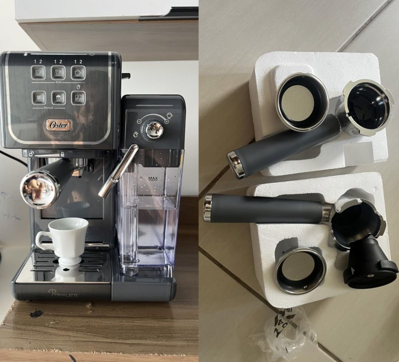 Cafeteira Espresso Oster PrimaLatte Touch - 220V