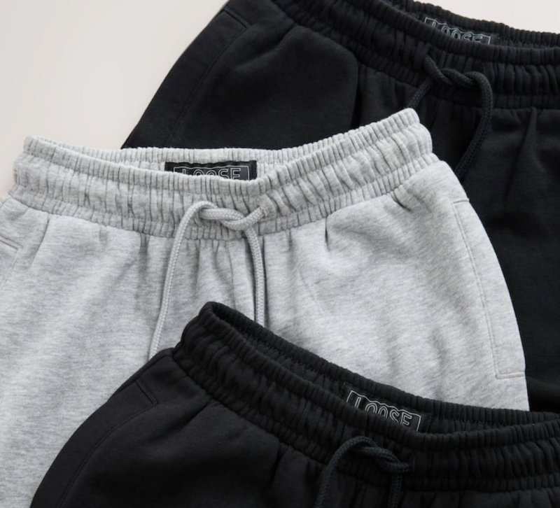 Kit 3 Calça Moletom Slim Jogger Com Bolso Masculino Adulto