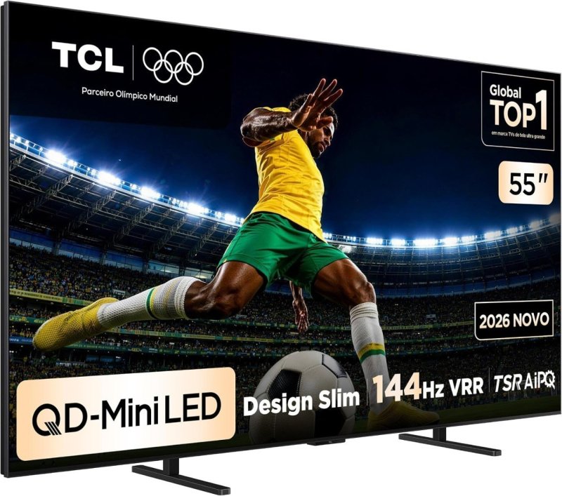 Smart TV TCL 55 Polegadas QLED Mini LED 4K A400M