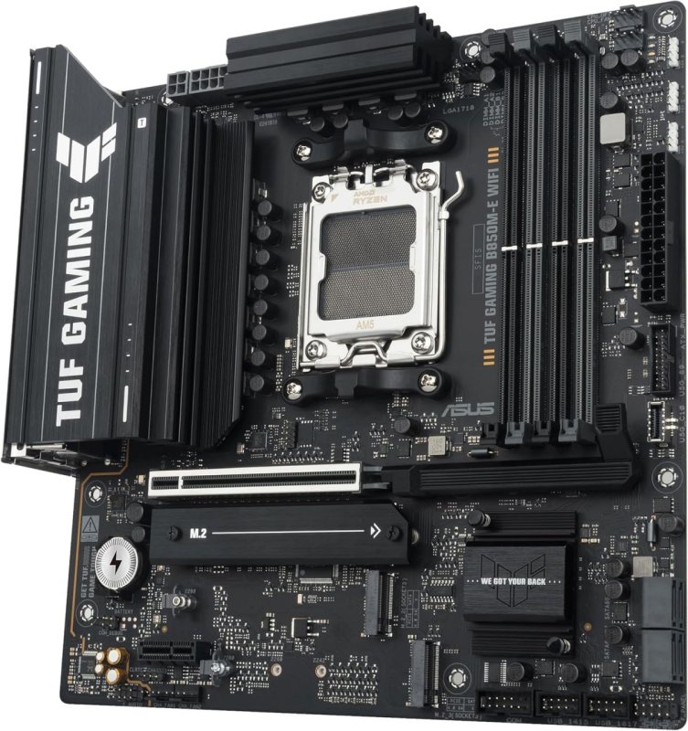 Asus TUF GAMING B850M-E WIFI Placa Mãe AM5 DDR5 HDMI M.2 USB 3.2