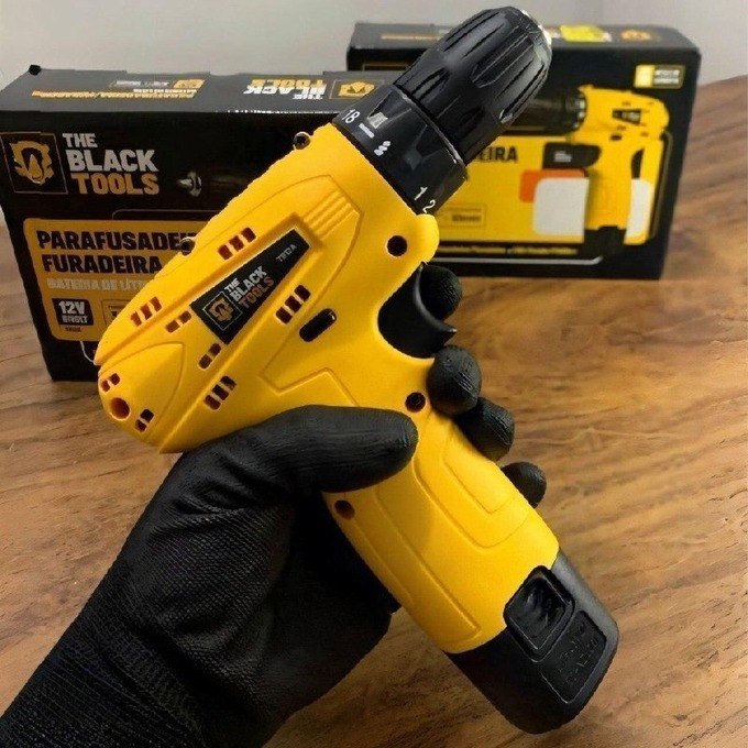 Parafusadeira Furadeira The Black Tools
