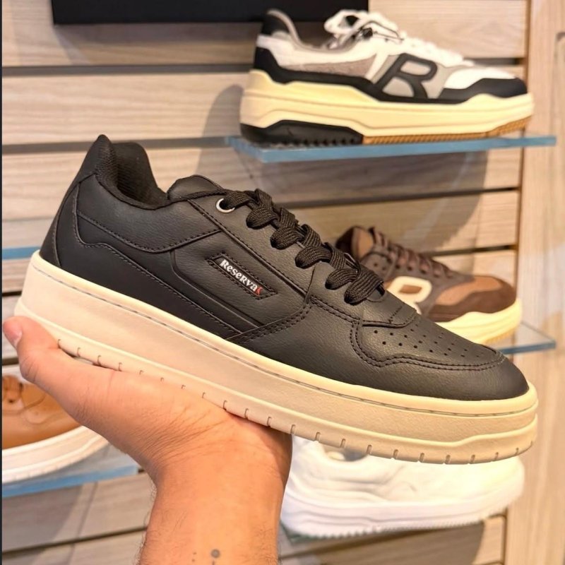 Tênis Reserva Go Masculino R75559008 Preto Lisa 40