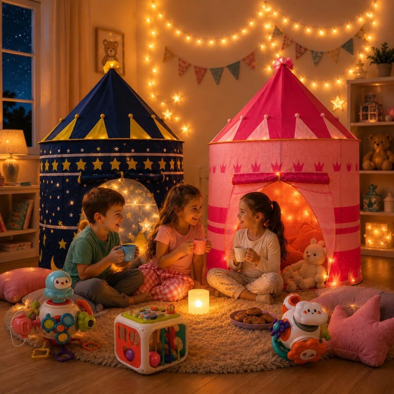 Barraca Infantil Cabana e Castelo