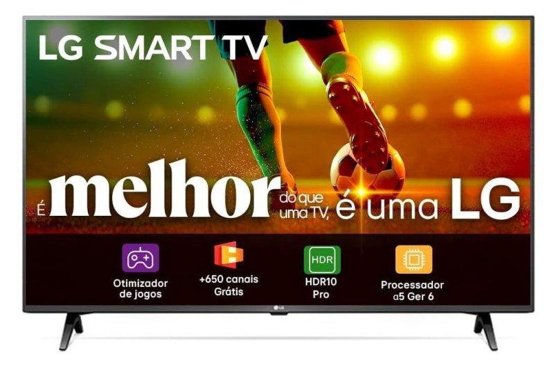 Smart TV 43" LG Full HD 43LR6700 com Processador α5 Ger6 e AI Alexa