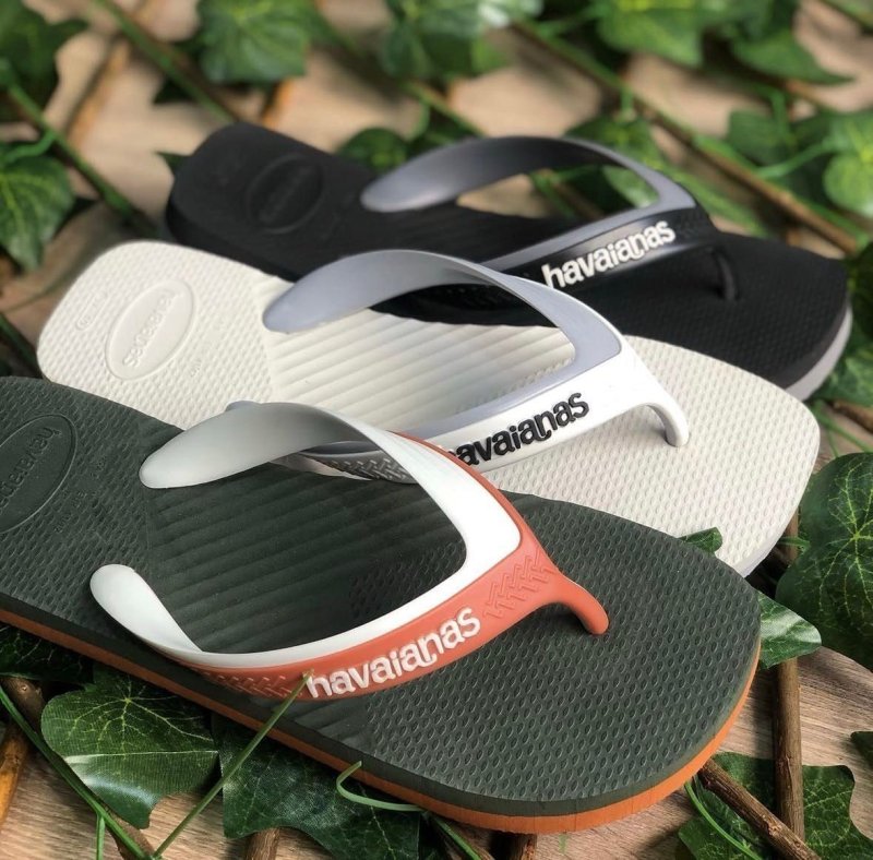 Chinelo Masculino Havaianas Casual Dual Tiras Largas Macio