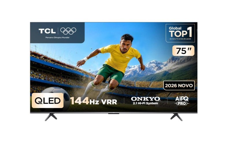 Smart TV TCL 75 Polegadas QLED 4K P8L