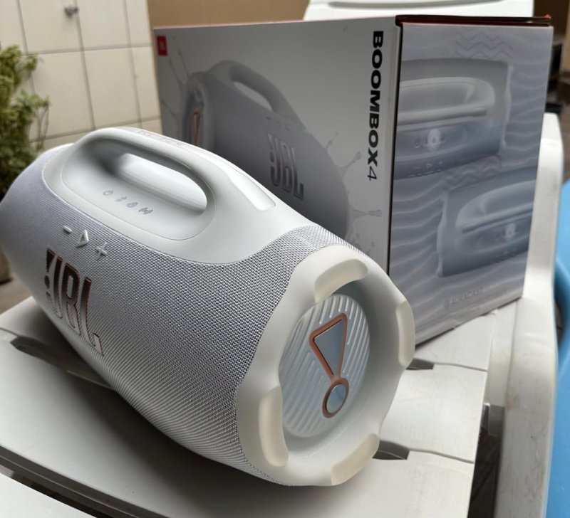 Caixa de Som JBL Boombox 4 Bluetooth, Branca