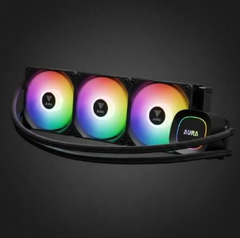 Water Cooler Gamdias Aura Gl360 Lite Preto Argb Am5 Lga 1851