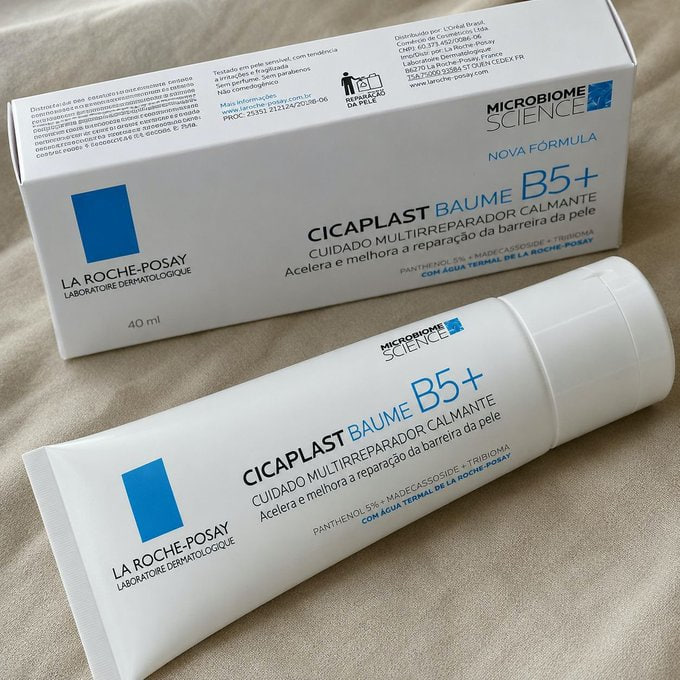 Creme Multirreparador Calmante, Cicaplast Baume B5+ La Roche-posay, 40ml Todo Tipo De Pele Dia/noite