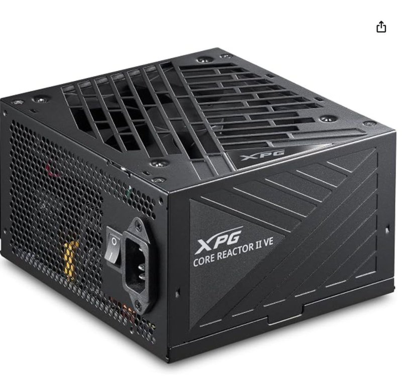Fonte XPG Core Reactor II VE 850W Fonte de Alimentação ATX