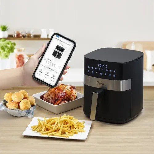 Fritadeira Air Fryer Midea Smart Chef Plus 6L 220v + Frete Grátis