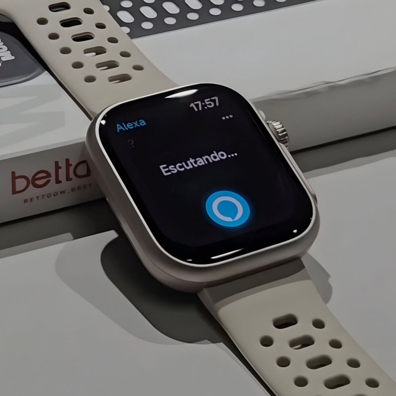 Smartwatch Bettdow FB041 com GPS e Alexa Integrados Resistente à Água