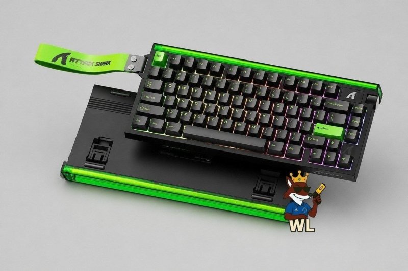 TECLADO MECÂNICO ATTACK SHARK R85 HE