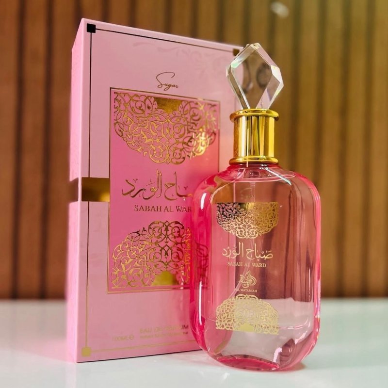 Perfume Árabe Sabah Al Ward Sugar Feminino 100ml - Original Com Nf
