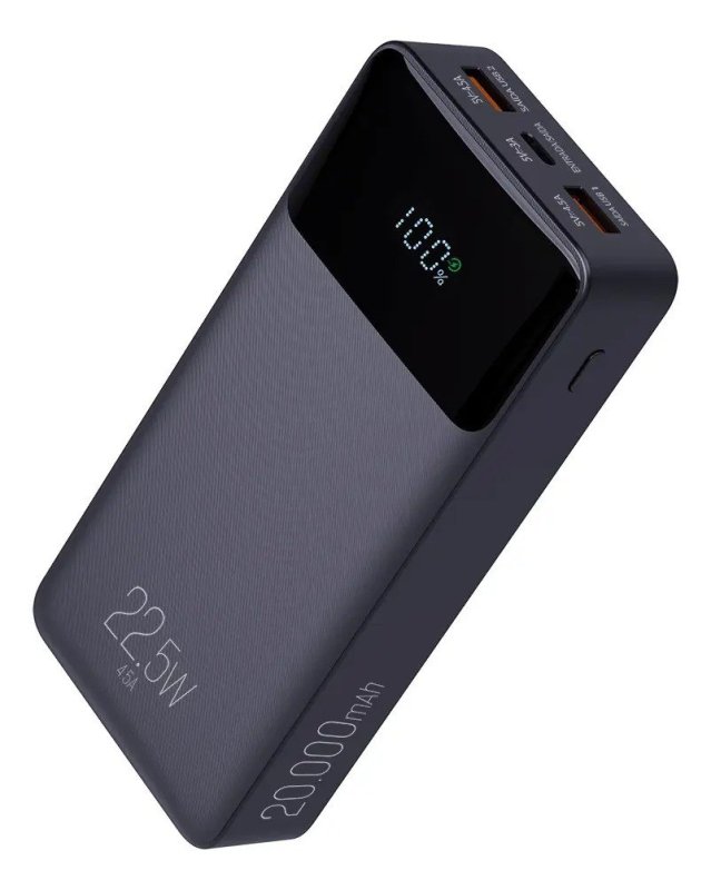Power Bank Pro 20000mah ELG Pb200bk, Bateria Portátil Univer Preto