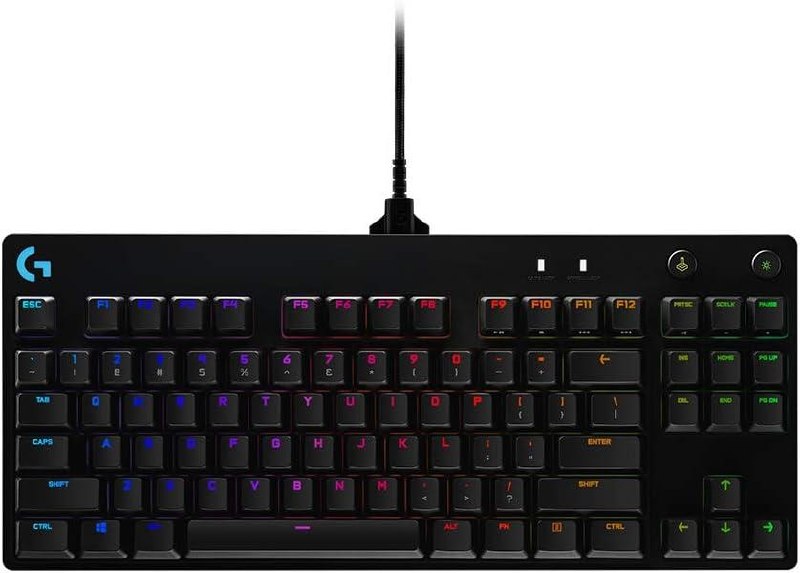 Teclado Mecânico Gamer Logitech G PRO TKL RGB